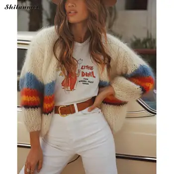 Winter Sweater Women Warm Knitting Cardigan Coats Long Sleeve Oversize Fashion Streetwear Cardigan Sweater Ladies Outwear Coats
Winter Sweater Women Warm Knitting Cardigan Coats Long Sleeve Oversize Fashion Streetwear Cardigan Sweater Ladies Outwear Coats