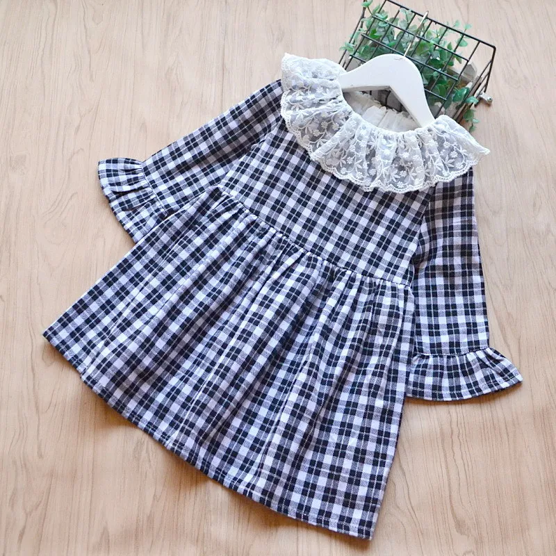 Roimyal Wholesale Girl dress 2019 spring Autumn dress Girl's long-sleeved plaid lace dress 3-8years free shipping
Roimyal Wholesale Girl dress 2019 spring Autumn dress Girl's long-sleeved plaid lace dress 3-8years free shipping