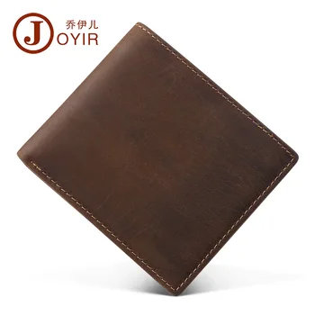 Joyir Vintage 100% Genuine Carteiras Masculinas Crazy Horse Leather Men Short Wallet Purse Card Holder Coin Pocket Male Wallets
Joyir Vintage 100% Genuine Carteiras Masculinas Crazy Horse Leather Men Short Wallet Purse Card Holder Coin Pocket Male Wallets