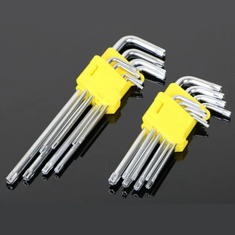 9PCS/Set Double End Hex Socket Wrench Hex Key Allen Wrench For Car Repair Tool Pozidriv Torx Multifuctional Spanner Hex Key Set
9PCS/Set Double End Hex Socket Wrench Hex Key Allen Wrench For Car Repair Tool Pozidriv Torx Multifuctional Spanner Hex Key Set
