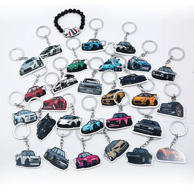 HOTSALE JDM CAR Model Keychain Keyring Key Chain Rubber Key Ring For Racing Honda toyo niss Accessories
HOTSALE JDM CAR Model Keychain Keyring Key Chain Rubber Key Ring For Racing Honda toyo niss Accessories