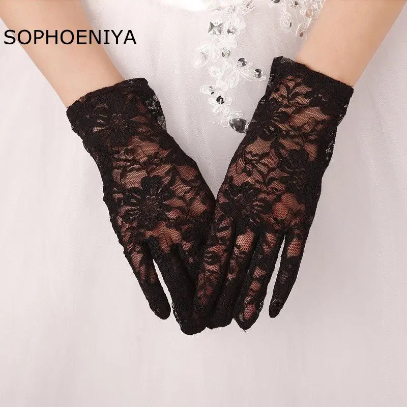 Фото Свадебные перчатки с открытыми пальцами свадебные аксессуары недорогие