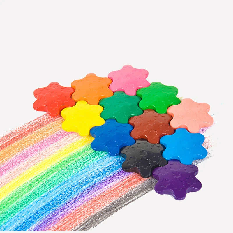 12 Color Suction Card Snowflake Modeling Crayons Early Education Puzzle Brush Puzzle Children's Stationery Christmas Stationery
12 Color Suction Card Snowflake Modeling Crayons Early Education Puzzle Brush Puzzle Children's Stationery Christmas Stationery