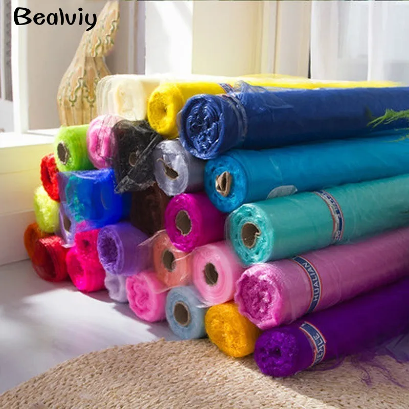 50m/Roll party /Wedding Table Runner Decoration Yarn Roll Crystal Tulle Organza Sheer Gauze Element Casamento Favors Supplies
50m/Roll party /Wedding Table Runner Decoration Yarn Roll Crystal Tulle Organza Sheer Gauze Element Casamento Favors Supplies