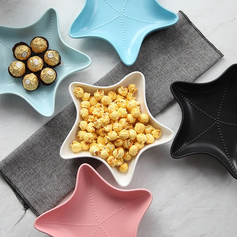 Creative Nordic ins Ceramic Matte Starfish Shape Plate Deep Bowl Salad Plate Western Plate Soup Breakfast Tableware 9 inch Dish
Creative Nordic ins Ceramic Matte Starfish Shape Plate Deep Bowl Salad Plate Western Plate Soup Breakfast Tableware 9 inch Dish