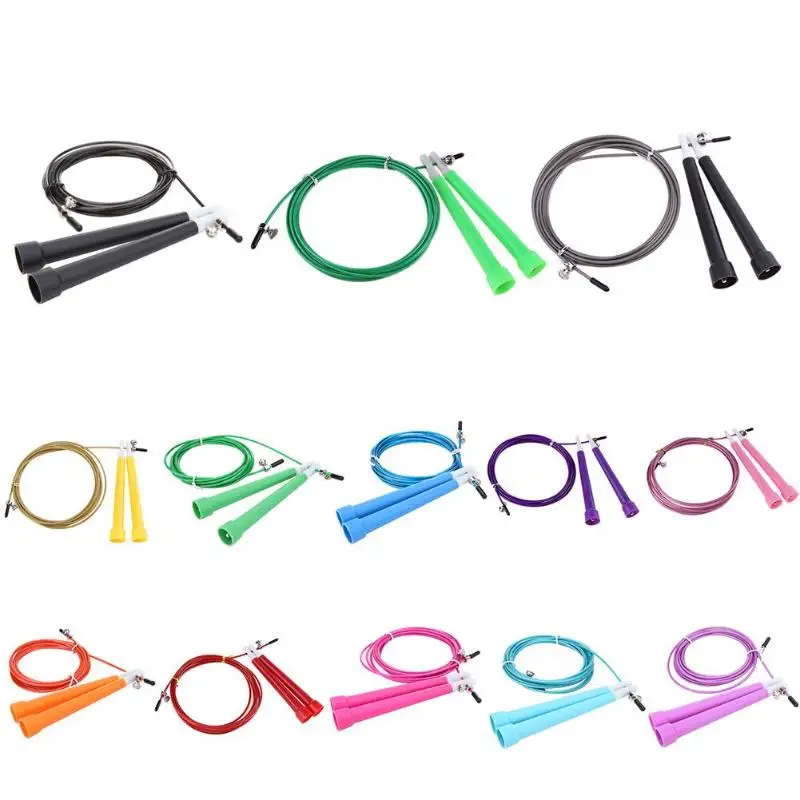 Practical 3M Steel Wire Skipping Skip Adjustable Jump Rope Crossfit Fitnesss Equimpment Exercise Workout Portable
Practical 3M Steel Wire Skipping Skip Adjustable Jump Rope Crossfit Fitnesss Equimpment Exercise Workout Portable