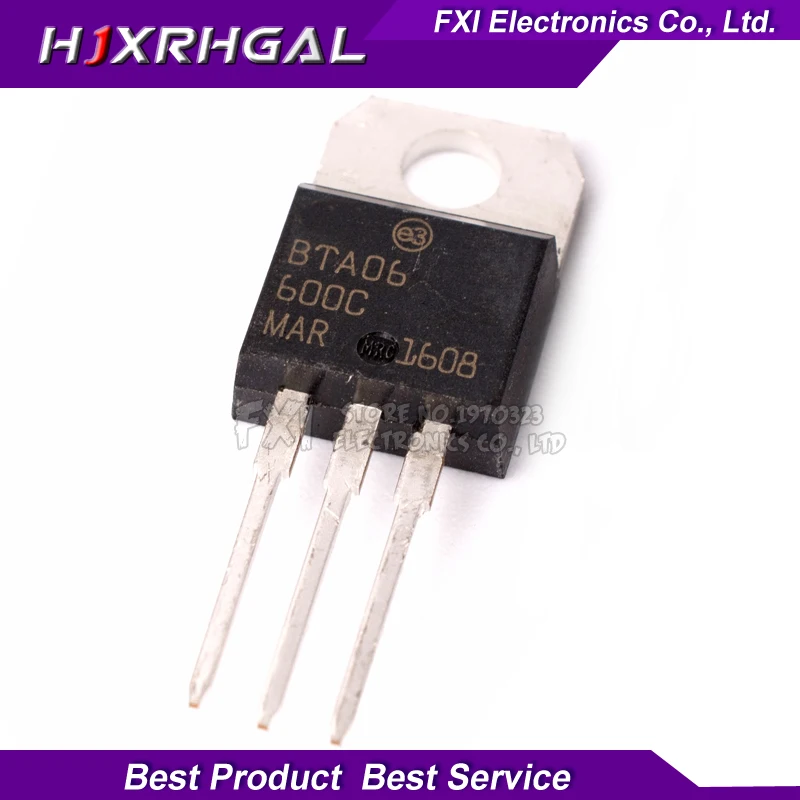 10PCS BTA06-600C TO-220 BTA06-600 TO220 bidirectional triode thyristor New original
10PCS BTA06-600C TO-220 BTA06-600 TO220 bidirectional triode thyristor New original