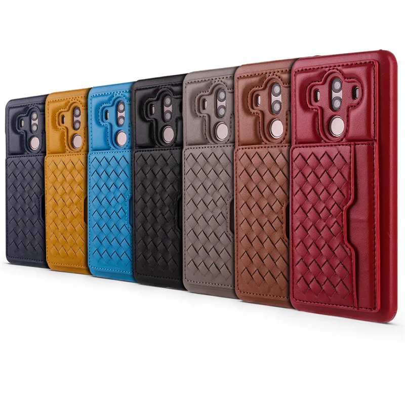 Mobile Phone Protective Leather Case Cover For Huawei mate 9 10 Plus Handmade Woven Card Slot Design stand For Huawei P10 Plus
Mobile Phone Protective Leather Case Cover For Huawei mate 9 10 Plus Handmade Woven Card Slot Design stand For Huawei P10 Plus