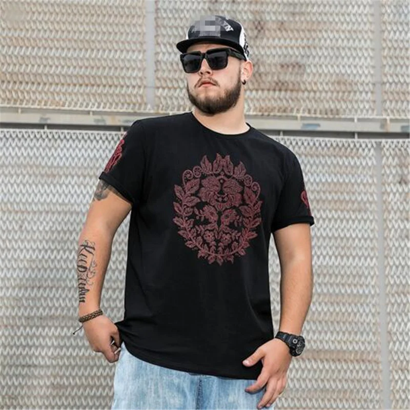 Summer 2019 new large size comfortable loose tshirt men short sleeve casual print men's T-shirt increase fat t-shirt men's cloth
Summer 2019 new large size comfortable loose tshirt men short sleeve casual print men's T-shirt increase fat t-shirt men's cloth