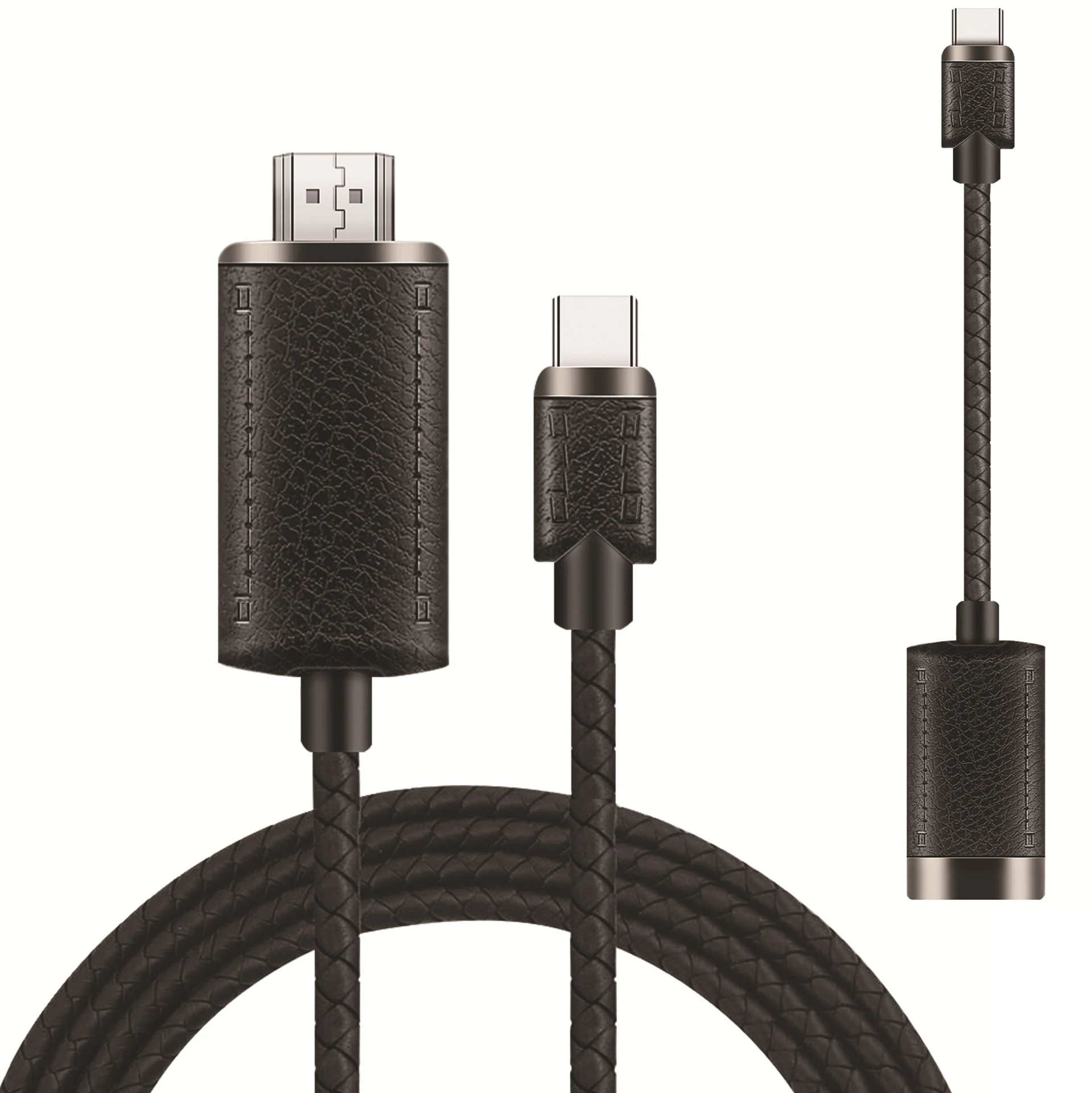 4K 60Hz Type C To HDMI TV HDTV Projector PU Leather Cable Cord for Macbook DELL ASUS For Samsung S8 S9 Note 9 For Huawei Xiaomi
4K 60Hz Type C To HDMI TV HDTV Projector PU Leather Cable Cord for Macbook DELL ASUS For Samsung S8 S9 Note 9 For Huawei Xiaomi