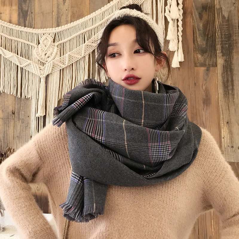 2018 New Women Cashmere Scarf Female Autumn Winter Warm Thick Fresh Plaid Shawl Girls Bib Ladies Pashmina Wrap
2018 New Women Cashmere Scarf Female Autumn Winter Warm Thick Fresh Plaid Shawl Girls Bib Ladies Pashmina Wrap