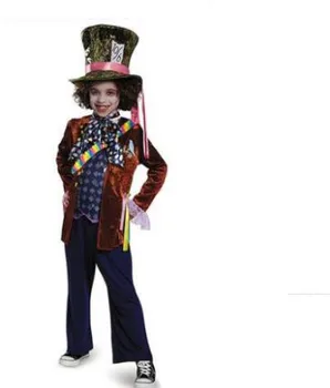 Alice in Wonderland 2 Mad Hatter Cosplay Costume Kids Costumes for Halloween/Carnival Party Cosplay Clothes
Alice in Wonderland 2 Mad Hatter Cosplay Costume Kids Costumes for Halloween/Carnival Party Cosplay Clothes
