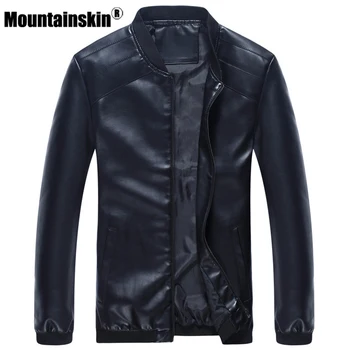 Mountainskin Leather Jackets Men's Coats 4XL Fashion PU Leather Men's Jackets Motorcycle Autumn Male Outerwear Slim Fit SA335
Mountainskin Leather Jackets Men's Coats 4XL Fashion PU Leather Men's Jackets Motorcycle Autumn Male Outerwear Slim Fit SA335