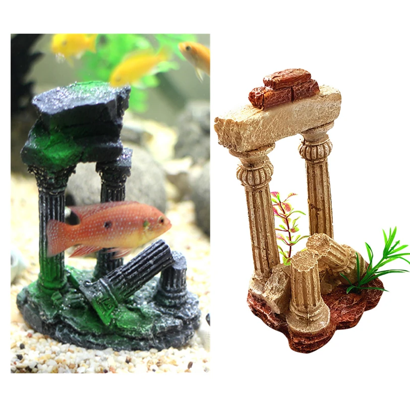 Roman Temple Ruins Aquarium Rockery Hiding Cave Tree Fish Tank Ornament Decoration Creative Resin Underwater Landscape 50MC7
Roman Temple Ruins Aquarium Rockery Hiding Cave Tree Fish Tank Ornament Decoration Creative Resin Underwater Landscape 50MC7