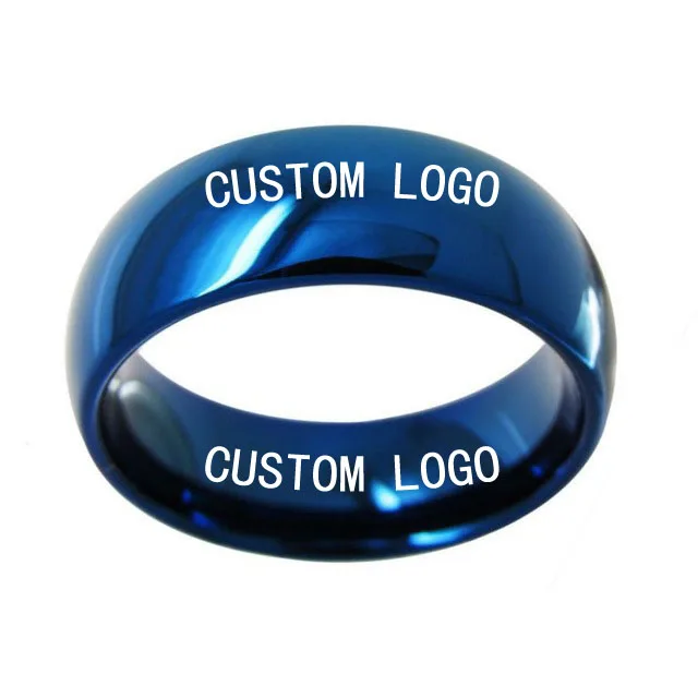 Customized Name Sport Logos 8mm Arc Blue Titanium Rings Personalize Jewelry for Men Women Drop Shipping
Customized Name Sport Logos 8mm Arc Blue Titanium Rings Personalize Jewelry for Men Women Drop Shipping