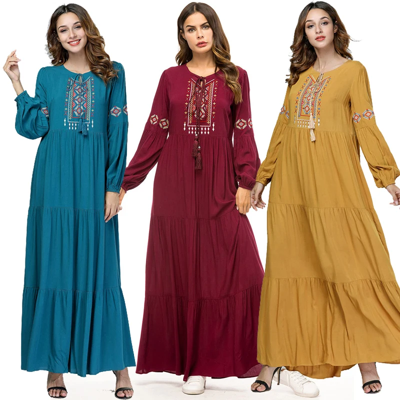 Muslim Abaya Plus Size Kaftan Turkey Islam Malaysia Ropa Hijab Dress Abayas For Women Dubai Robe Qatar Ramadan Islamic Clothing
Muslim Abaya Plus Size Kaftan Turkey Islam Malaysia Ropa Hijab Dress Abayas For Women Dubai Robe Qatar Ramadan Islamic Clothing