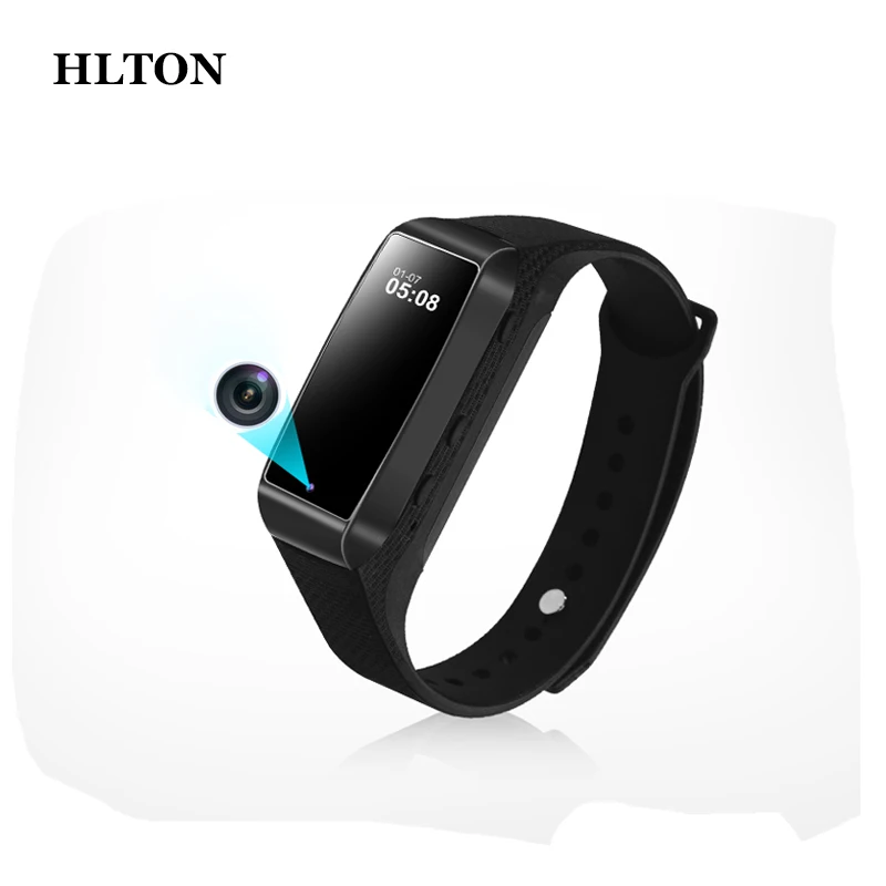HLTON Fashioh Portable Digital Audio Video Recorder Full HD 1080P Camcorder Photograph Smart Bracelet Smartband Support TF Card 
HLTON Fashioh Portable Digital Audio Video Recorder Full HD 1080P Camcorder Photograph Smart Bracelet Smartband Support TF Card