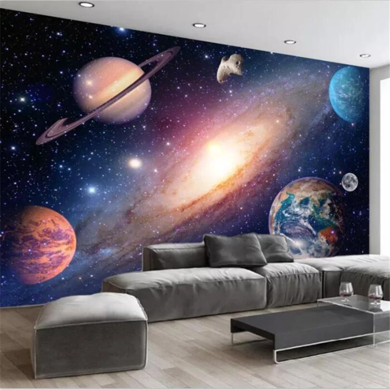 beibehang Wallpaper murals custom photo home decor living room bedroom dreamy HD universe starry wallpaper papel de parede
beibehang Wallpaper murals custom photo home decor living room bedroom dreamy HD universe starry wallpaper papel de parede