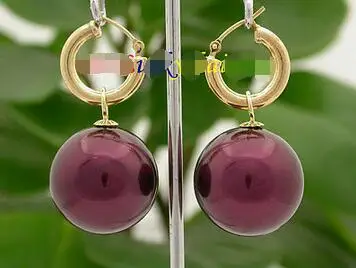 FREE SHIPP >>new hot AAA Dangle big 20mm wine red round sea shell pearls Earrings 14K
FREE SHIPP >>new hot AAA Dangle big 20mm wine red round sea shell pearls Earrings 14K