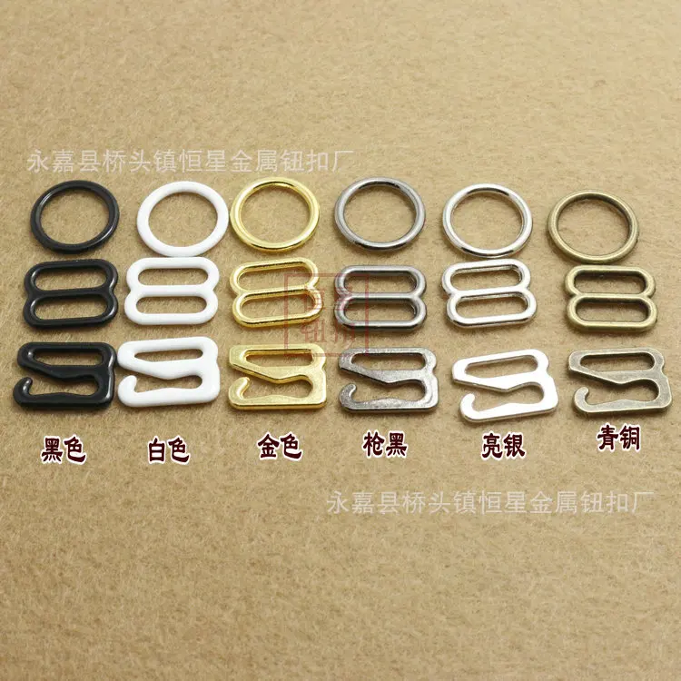 DIY Apparel Sewing Hooks Metal Shoulder Straps Bra Adjusting Button Hook 100pc/lot
DIY Apparel Sewing Hooks Metal Shoulder Straps Bra Adjusting Button Hook 100pc/lot