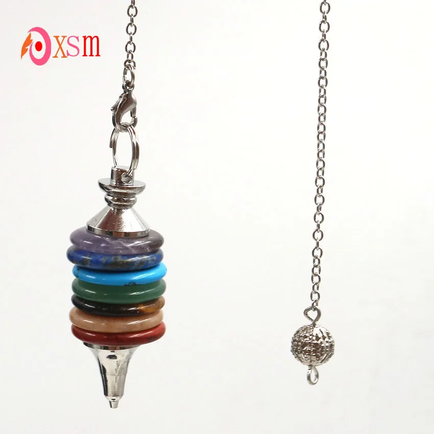 xinshangmie 2018 Newest 7 Chakra Round Hollow Stone Pendulum - Dowsing Divination Healing Chakra Reiki Scrying Meditation
xinshangmie 2018 Newest 7 Chakra Round Hollow Stone Pendulum - Dowsing Divination Healing Chakra Reiki Scrying Meditation