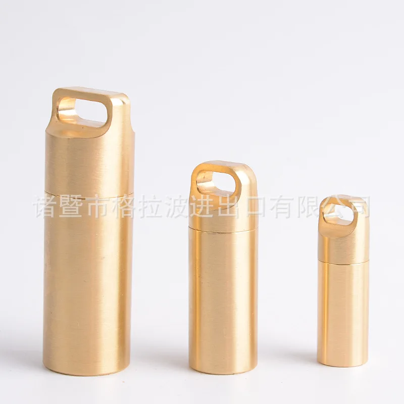 golden multilayer Outdoor Survival Waterproof Tank Medicine Pill Bottles keychain Mini EDC Box Storage Matches Camping Gear H62
golden multilayer Outdoor Survival Waterproof Tank Medicine Pill Bottles keychain Mini EDC Box Storage Matches Camping Gear H62