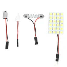 Car Lamps T10 24 SMD COB LED 12V 7000K Panel White Auto Interior Reading Map Bulb Light Dome Festoon BA9S Adapter
Car Lamps T10 24 SMD COB LED 12V 7000K Panel White Auto Interior Reading Map Bulb Light Dome Festoon BA9S Adapter