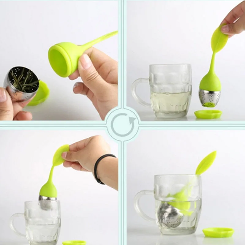 1pc Silicone Tea Infuser Strainer Handle Sphere Locking Tea Pot Ball Mesh Tea Infuser Sphere Strainer Filter
1pc Silicone Tea Infuser Strainer Handle Sphere Locking Tea Pot Ball Mesh Tea Infuser Sphere Strainer Filter