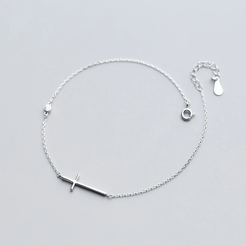 100% Solid 925 Sterling Silver Classic Jesus Cross Anklet Women Charming Foot Jewelry Gift Free Shipping (SA105)
100% Solid 925 Sterling Silver Classic Jesus Cross Anklet Women Charming Foot Jewelry Gift Free Shipping (SA105)