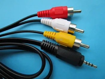 12 pcs Mini AV 2.5mm Plug to 3 Color RCA Male Plug Adapter Audio Video Cable 150cm(59inch)
12 pcs Mini AV 2.5mm Plug to 3 Color RCA Male Plug Adapter Audio Video Cable 150cm(59inch)