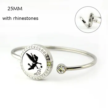 (Free with 10pcs Felt Pads) Fairy Stainless Steel 25mm Magnetic Essential Oil Diffuser Locket Bangles Bracelets For Women
(Free with 10pcs Felt Pads) Fairy Stainless Steel 25mm Magnetic Essential Oil Diffuser Locket Bangles Bracelets For Women