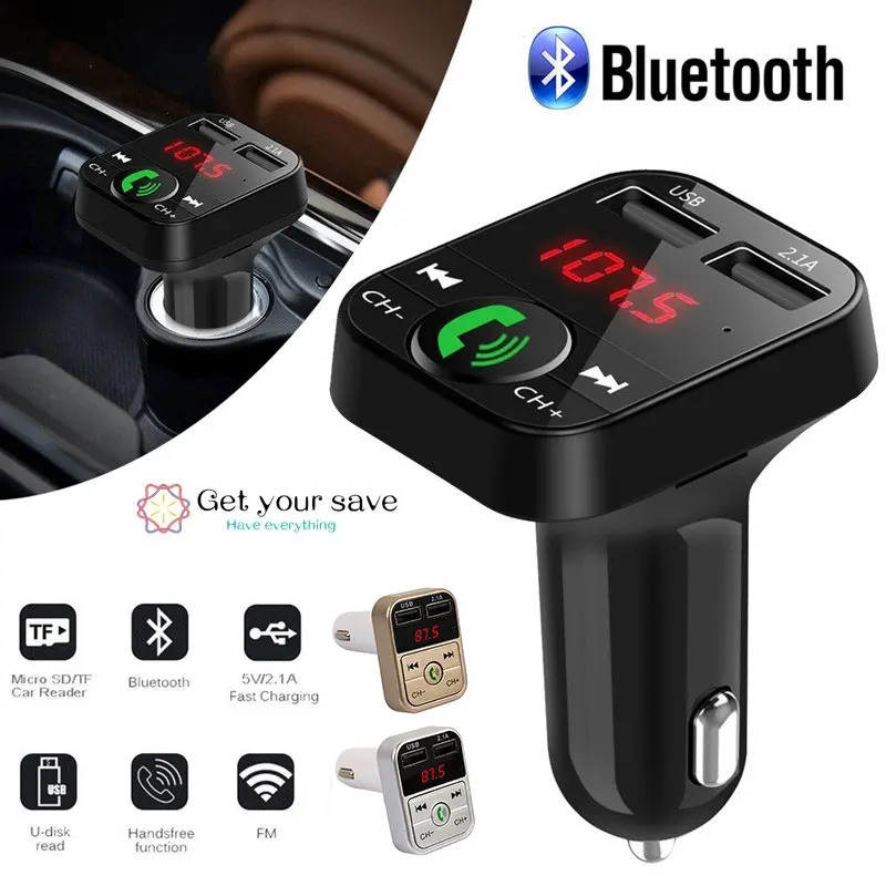 Car Bluetooth FM Transmitter Wireless Handsfree LED MP3 Player USB Charger Dual USB 2.1A TF Modulator Hands Free Car Fast Charge
Car Bluetooth FM Transmitter Wireless Handsfree LED MP3 Player USB Charger Dual USB 2.1A TF Modulator Hands Free Car Fast Charge