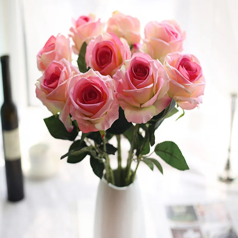 1 piece artificial velvet rose simulation plant wedding home party decoration flower Valentine's Day gift
1 piece artificial velvet rose simulation plant wedding home party decoration flower Valentine's Day gift