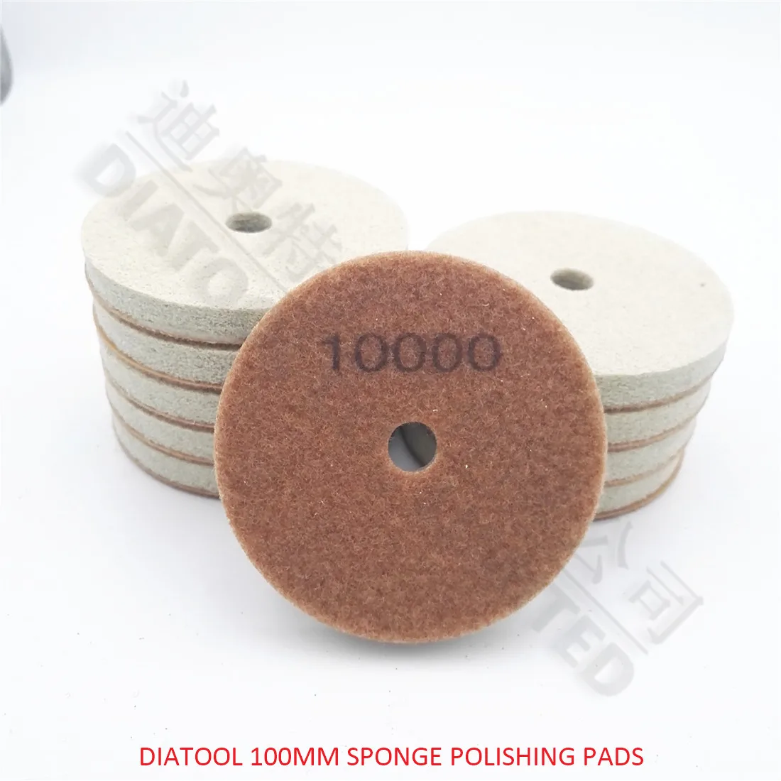 DIATOOL 10pcs 100MM Sponge Diamond Polishing Pads for marble soft Stone #10000 New type Wet sanding discs
DIATOOL 10pcs 100MM Sponge Diamond Polishing Pads for marble soft Stone #10000 New type Wet sanding discs