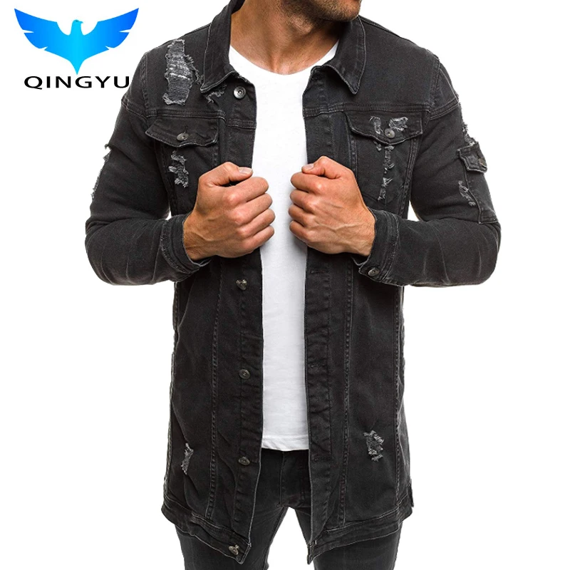 2018 Men Cowboy Coat High Quality Autumn Style Beggar Hole Denim Jacket Loose Thin Sleeve Cowboy Jacket
2018 Men Cowboy Coat High Quality Autumn Style Beggar Hole Denim Jacket Loose Thin Sleeve Cowboy Jacket