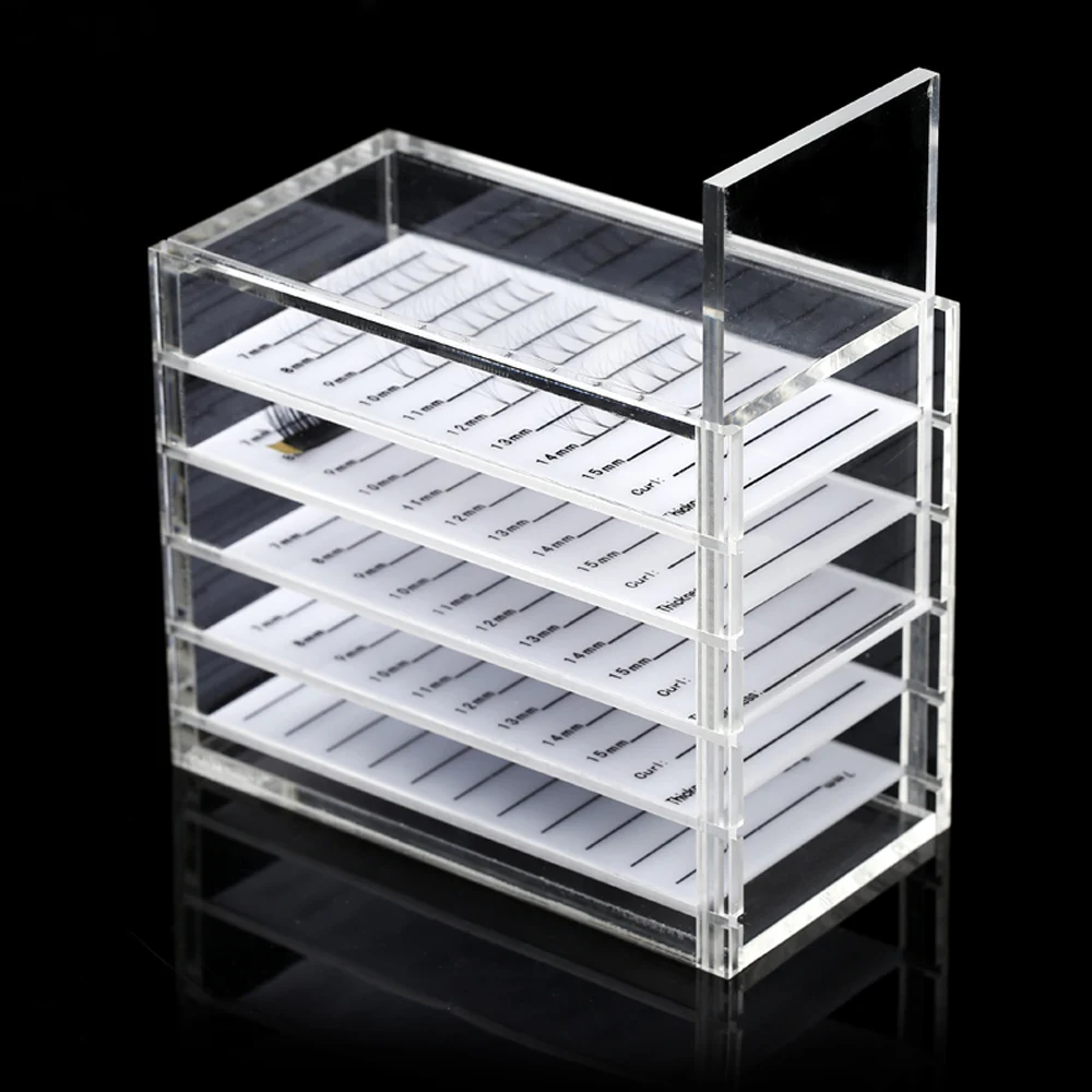 5Layers Eyelash Storage Box Makeup Display Container Eyelash Glue Pallet Holder Grafting Eyelash Transparent Acrylic Storage Box
5Layers Eyelash Storage Box Makeup Display Container Eyelash Glue Pallet Holder Grafting Eyelash Transparent Acrylic Storage Box