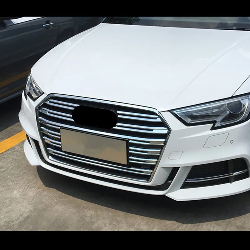 Chrome Front Center Grille Grid Decorative Cover Trim 10pcs For Audi A3 8V 2017 Grill Decal Strips Chromium Styling
Chrome Front Center Grille Grid Decorative Cover Trim 10pcs For Audi A3 8V 2017 Grill Decal Strips Chromium Styling