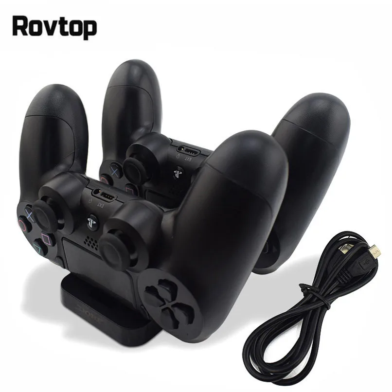 Rovtop Dual USB Charging Dock Station Stand for PS4 PlayStation 4 Game Controller Handle Charger Cradle Bracket for PS 4
Rovtop Dual USB Charging Dock Station Stand for PS4 PlayStation 4 Game Controller Handle Charger Cradle Bracket for PS 4