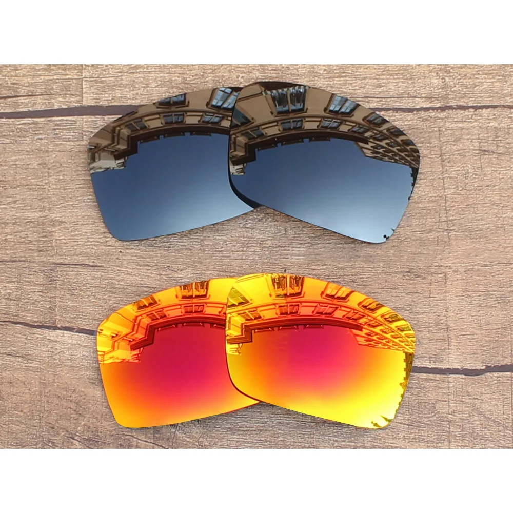 Vonxyz 2 Pairs Stealth Black & Ruby Mirror Polarized Replacement Lenses for-Oakley Oil Drum Frame
Vonxyz 2 Pairs Stealth Black & Ruby Mirror Polarized Replacement Lenses for-Oakley Oil Drum Frame