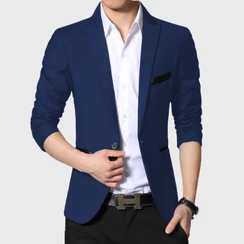 COCO new men's spring 2020 men's leisure suit Cultivate one's morality pure color patchwork bag suit
COCO new men's spring 2020 men's leisure suit Cultivate one's morality pure color patchwork bag suit