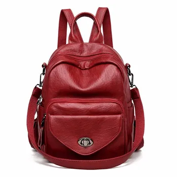 Luxury Leather Backpacks Women Designer Sac A Dos Femme Vintage Bagpack Female Large Capacity Backpacks For Girls Schoolbags New
Luxury Leather Backpacks Women Designer Sac A Dos Femme Vintage Bagpack Female Large Capacity Backpacks For Girls Schoolbags New
