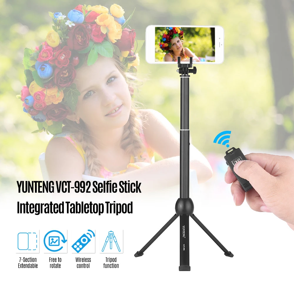 Original Alloy 7-Section Remote Tabletop Self Photo Tripod for iPhone For Samsung S10 For HUAWEI Remote Control Selfie Stick
Original Alloy 7-Section Remote Tabletop Self Photo Tripod for iPhone For Samsung S10 For HUAWEI Remote Control Selfie Stick