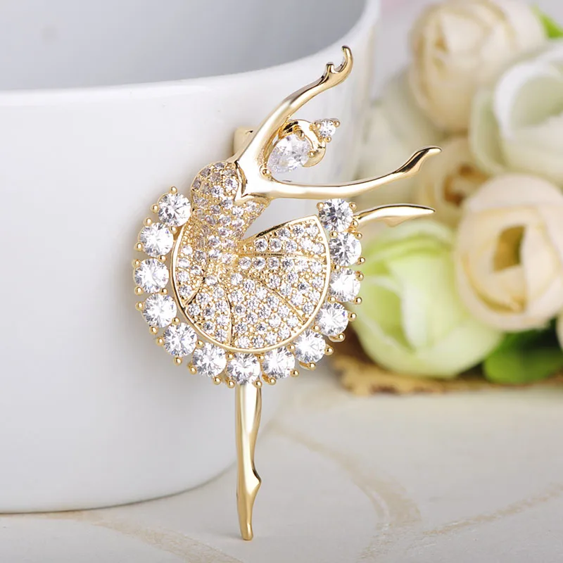 Blucome Exquisite Full Micro Inlay Zircon Ballet Dancing Girls Shape Brooches For Women Kid Party Dress Suit Corsages Pin Bijoux
Blucome Exquisite Full Micro Inlay Zircon Ballet Dancing Girls Shape Brooches For Women Kid Party Dress Suit Corsages Pin Bijoux