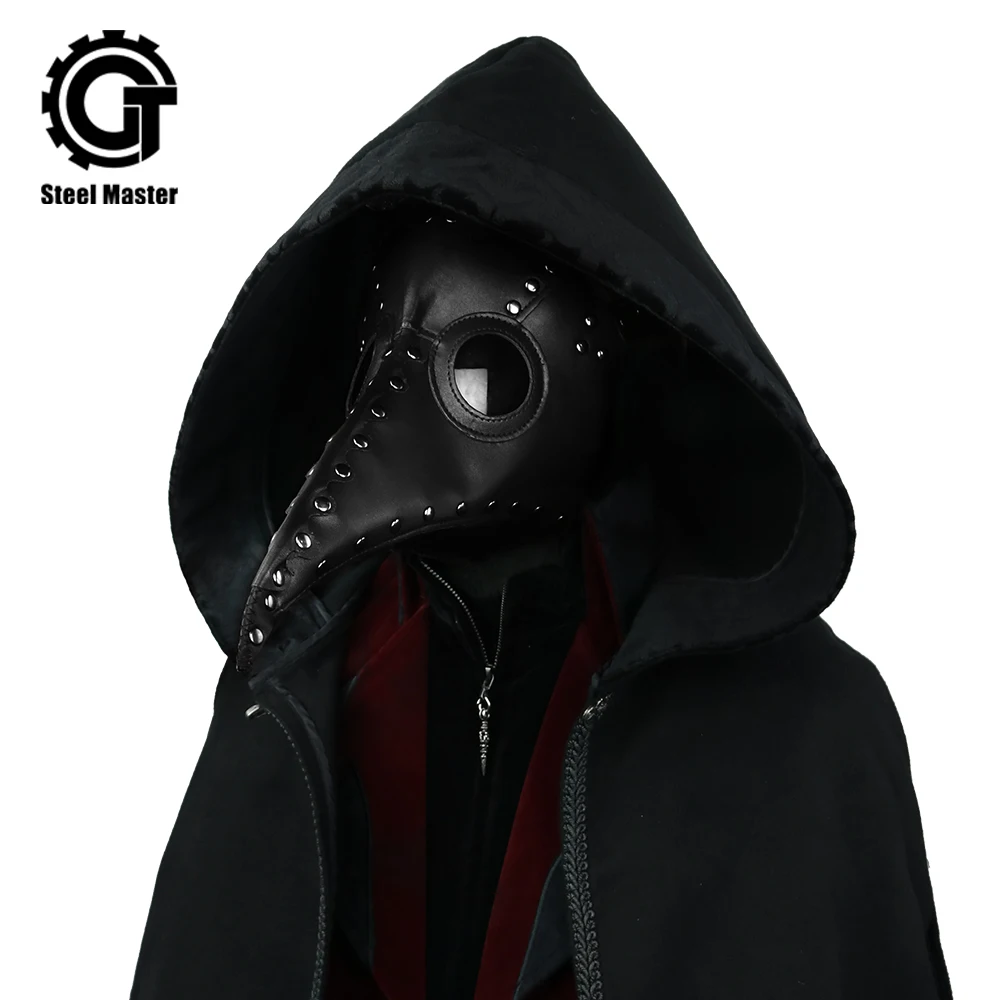 Steampunk Faux Leather Plague Doctor Mask Bird Long Beak Mask Halloween Mask Carnival Costume Props Face Mask
Steampunk Faux Leather Plague Doctor Mask Bird Long Beak Mask Halloween Mask Carnival Costume Props Face Mask