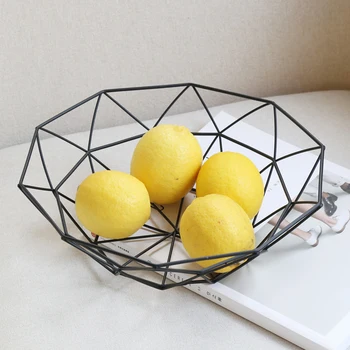 Wrought Iron Fruit Basket Nordic Fruit Plate Dried Fruit Plate Simple Candy Dish Home Living Room Hollow Basket Storage JJ397-1
Wrought Iron Fruit Basket Nordic Fruit Plate Dried Fruit Plate Simple Candy Dish Home Living Room Hollow Basket Storage JJ397-1