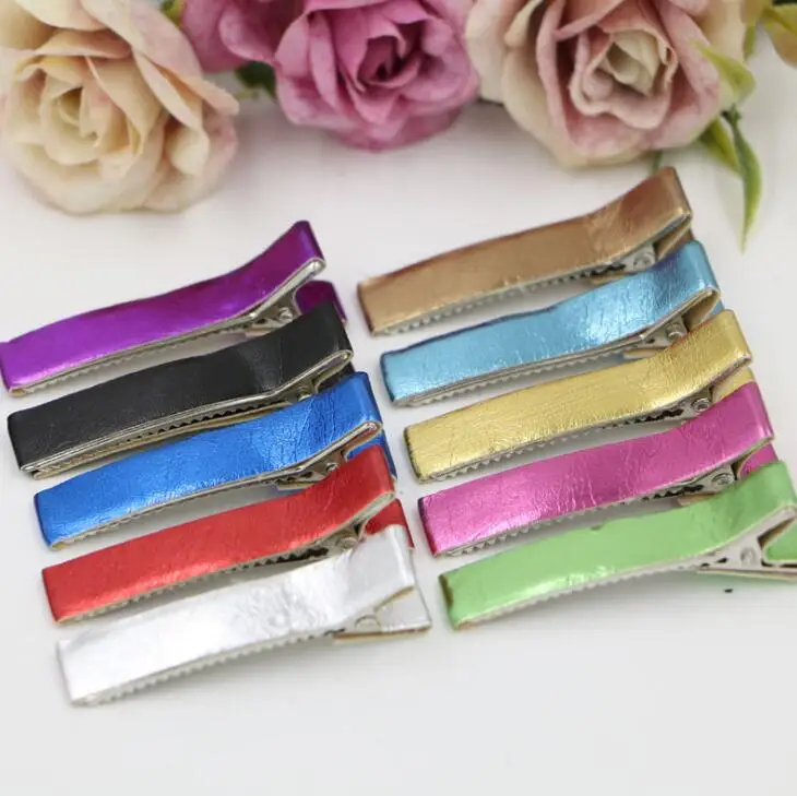 Hair Clip PU Leather Covered Hair Clips for DIY Headwear Leather Hairpins just Clips CS10002
Hair Clip PU Leather Covered Hair Clips for DIY Headwear Leather Hairpins just Clips CS10002