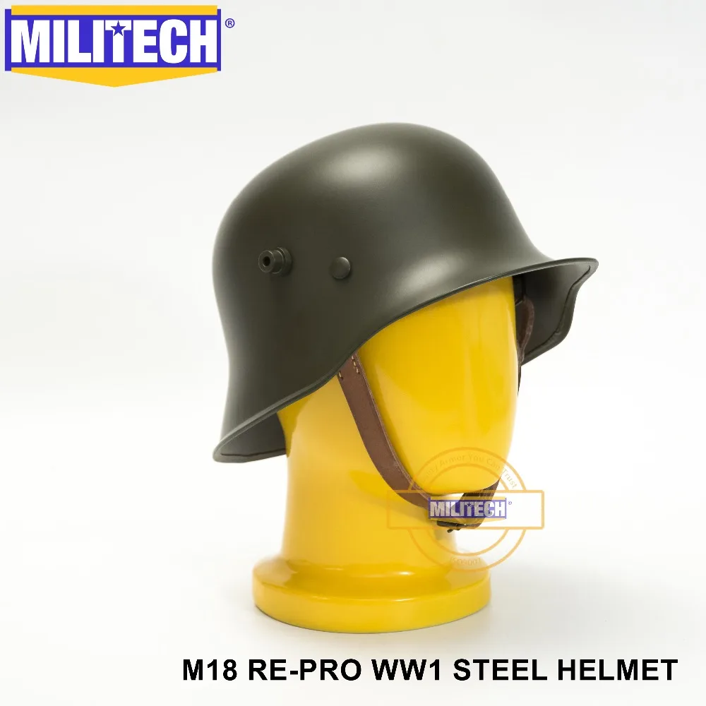 MILITECH мировая война один Оливер Драб зеленый OD немецкий M18 шлем WW1 Немецкий WWi