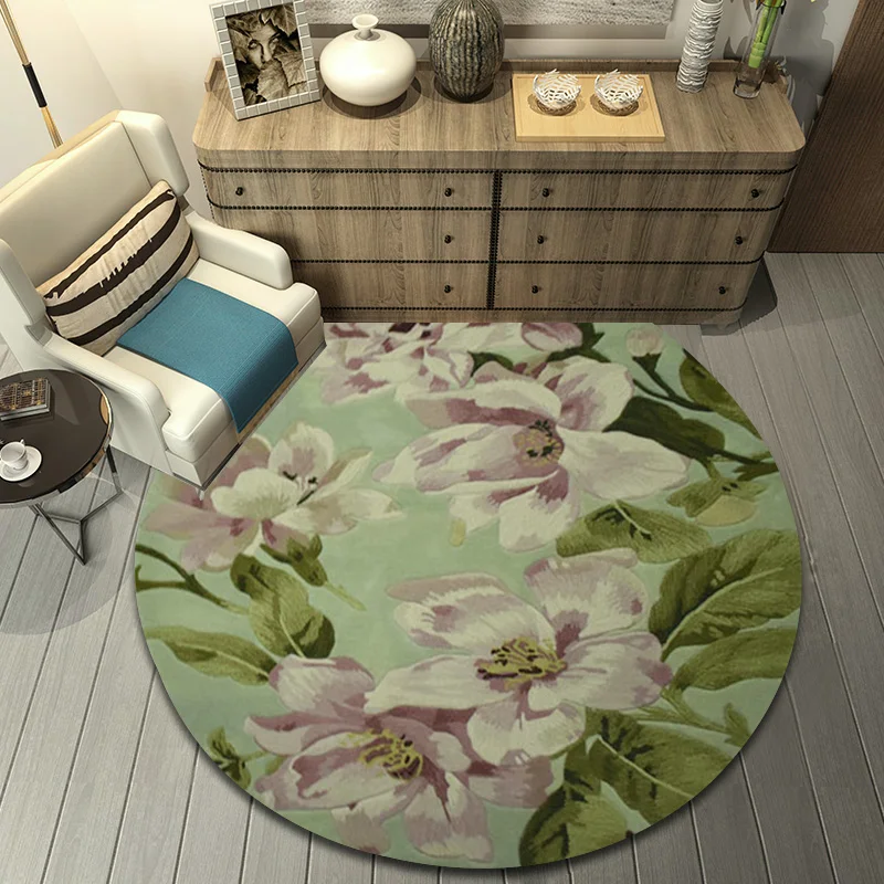 ALITEXTILEBTOC Round Plus Size Carpet For Home 100% Wool Jacquard Hand Carved Floral Tapis Salon Non-slip Parlor Soft Carpet
ALITEXTILEBTOC Round Plus Size Carpet For Home 100% Wool Jacquard Hand Carved Floral Tapis Salon Non-slip Parlor Soft Carpet