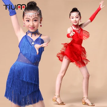 2018 Blue Red latin dance dress for girls children salsa for competition wear costumes latin dancing dresses kid's fringe sequin
2018 Blue Red latin dance dress for girls children salsa for competition wear costumes latin dancing dresses kid's fringe sequin