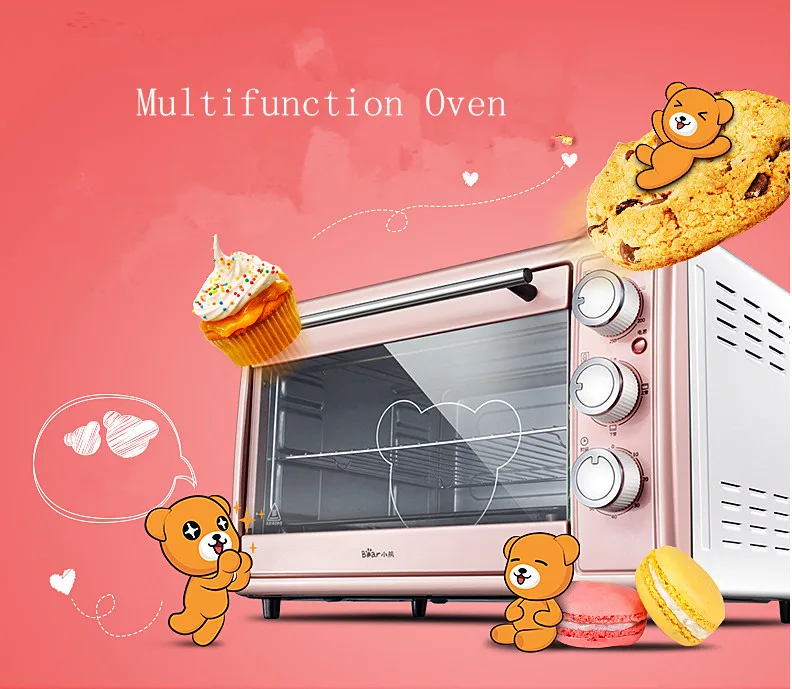 The Bear/ DKX-B30N1 multifunctional electric oven baked cake household pizza oven 30L
The Bear/ DKX-B30N1 multifunctional electric oven baked cake household pizza oven 30L